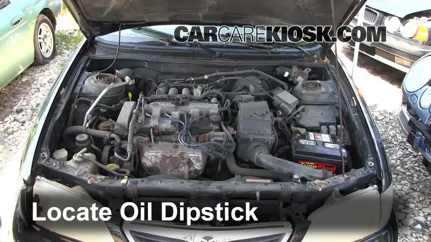 1998 Mazda 626 LX 2.0L 4 Cyl. Oil Check Oil Level
